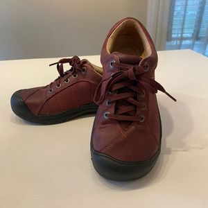 Women's‎ Keen Presidio Burgundy Leather Outdoor Comfort Shoes Sneakers Size 5.5